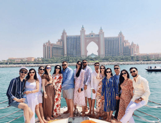 Birthday celebration on a luxury yacht in Dubai with up to 60 guests